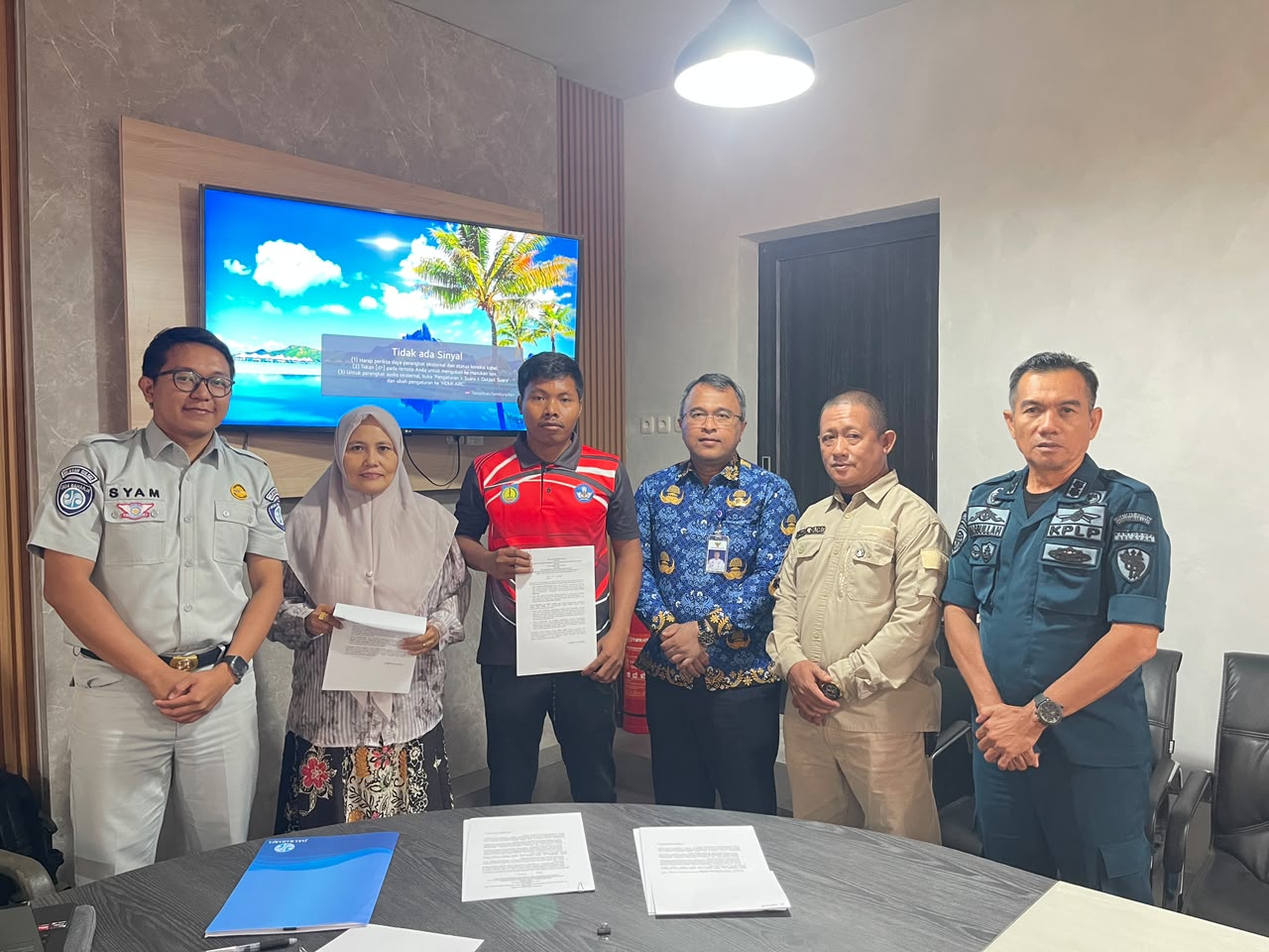 Penandatanganan Perjanjian Kerjasama : Sinergi PT. Jasa Raharja Kepulauan Selayar dan UPP Selayar 